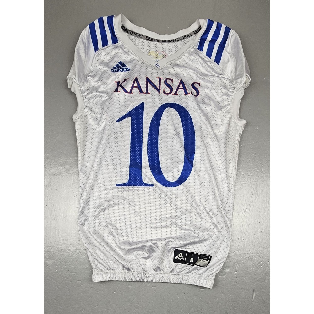 Adidas Kansas KU Jayhawks Practice Jersey #10 Mens Med. Player Issued 2021